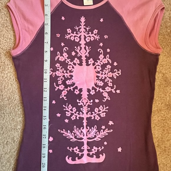 To The Max Womens Cap Sleeve Rhinestone T-Shirt - Picture 6 of 6